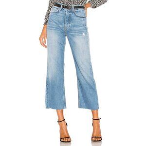 GRLFRND Bobbi Cropped Jeans “Gonna Fly Now” 100% Cotton